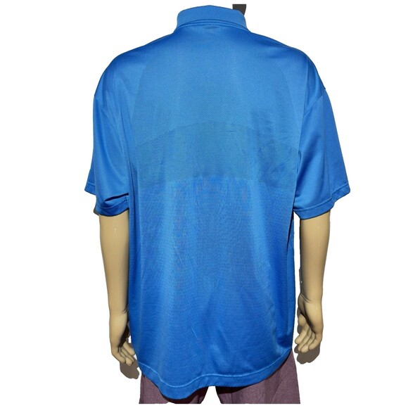Vintage Nike FitDry Golf Polo Shirt Men’s XXL Blue Performance Athletic EUC - Picture 6 of 8